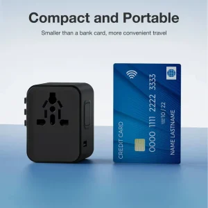 Universal Travel Adaptors, 17W, 2Type C+2USB+AC Port - Image 5