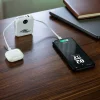 Fast Charging Digital Powerbank 38.5Wh with Built-in Type-C and Lightning Cable, 10000 mAh - Image 2
