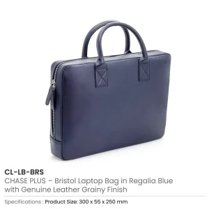 CHASE PLUS Laptop Bags Regalia Blue - Bristol - Image 7