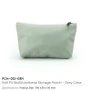 Cosmetic Pouch with Zipper in Soft PU Material - Image 9