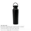 Dual Opening SS Bottles, Double-Wall Insulated Body, Powder Coated, 500ml - Image 10