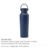 Dual Opening SS Bottles, Double-Wall Insulated Body, Powder Coated, 500ml - Image 8