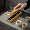 Wooden Incense Burner Holder with Drawer Includes 10 Pcs Oud Sticks - Image 3