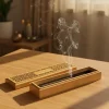Wooden Incense Burner Holder with Drawer Includes 10 Pcs Oud Sticks - Image 4