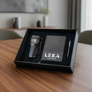 Premium Corporate Gift Sets in Black Magnetic Closure Gift Box - Image 2