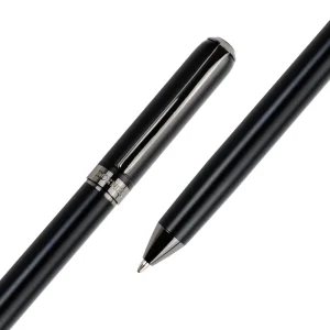 Dorniel Designs Metal Pens Matte Black Twist Action Blue Ink - Image 7