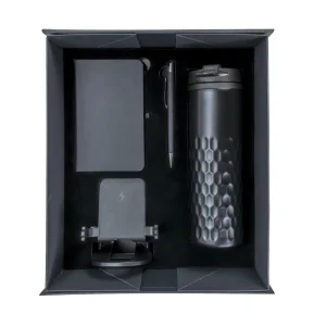 Premium Promotional Gift Sets in Black Magnetic Closure Gift Box - Image 4