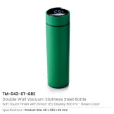 Smart Temperature LED Display Bottles in Soft Touch Finish - 500ml - Image 8