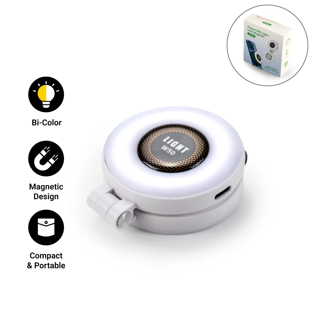 Pocket Selfie Ring Light with MagSafe SR MS Blank 3