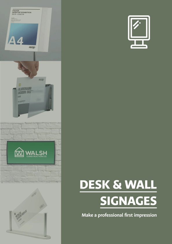 Section Covers signages 2026