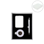 Technology Items Gift Set in White Magnetic Closure Gift Box