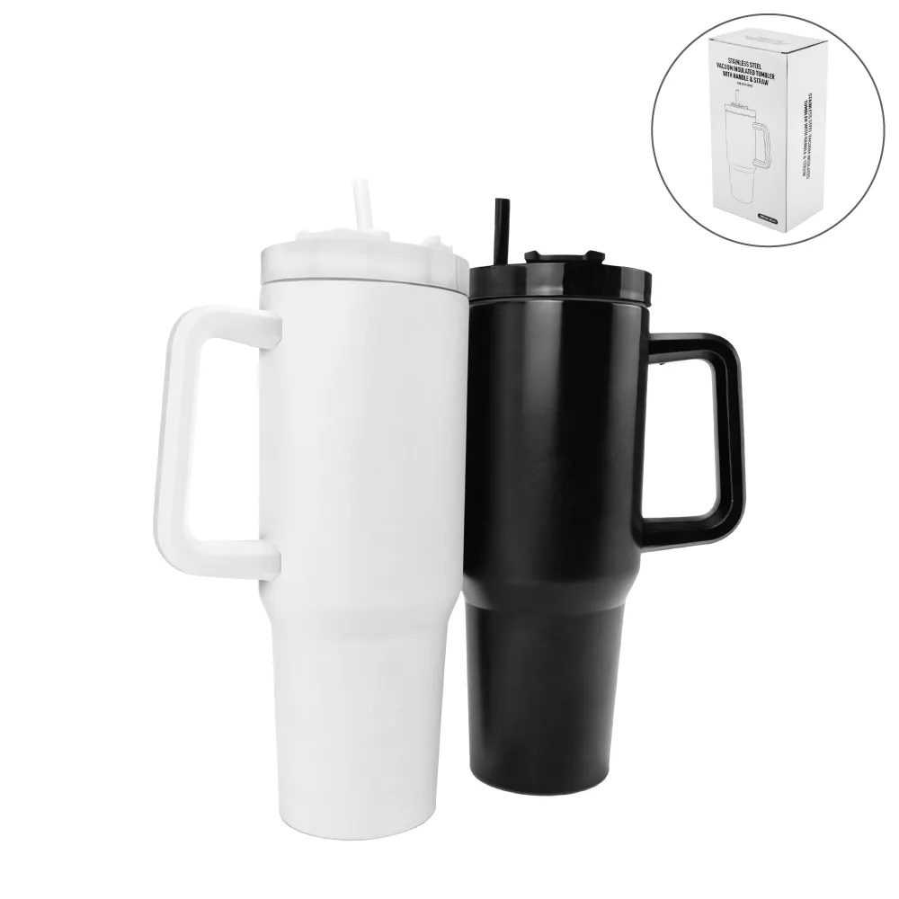 Tumbler with Handle and Straw TM 079 Blank