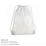 Promotional Drawstring Bags in High-Quality Polyester Material - Image 3