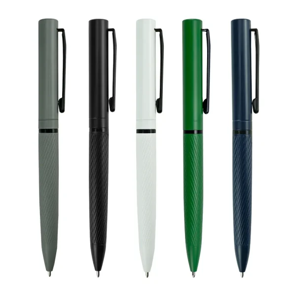 Metal Pens Twist Action Matte Finish and Black Clip