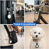 Smart Anti-Loss Tracker with PU Keychain – Track It Anywhere - Image 3