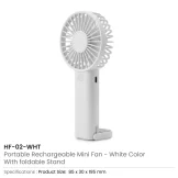 Portable Rechargeable Mini Fan Type C - Image 7
