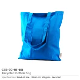 Recycled Cotton Bags, Durable Long Strap - Image 10