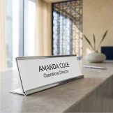 Aluminum Desk Sign Holders - Image 3