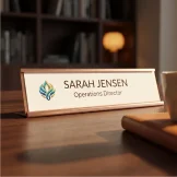 Aluminum Desk Sign Holders - Image 2