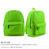 Promotional Backpacks with 2 Zipper Compartments - Image 8