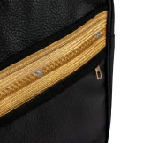 Crossbody Bag in PU Leather with Arabic Traditional Gold Bisht Design - Image 7