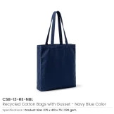 Recycled Cotton Tote Bags with Gusset 220 GSM - Image 7