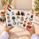 UAE Day Stickers 3-Piece Set | UAE Flag & Patriotic Designs - Image 4